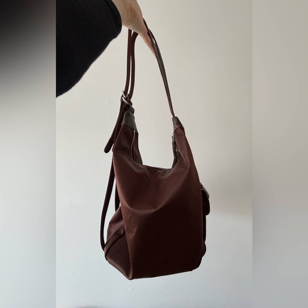 Vintage Holt Renfrew Leather and Satin  Bag - Picture 2 of 9